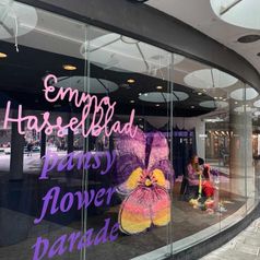 Pansy flower parade, Sergels Torg, Stockholm, 2021